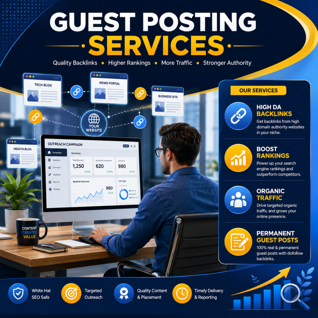 Guest Posting Services Grow Your Traffic and Rankings in 2026